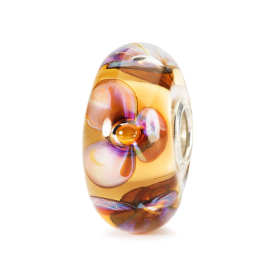 Amber Violets Bead