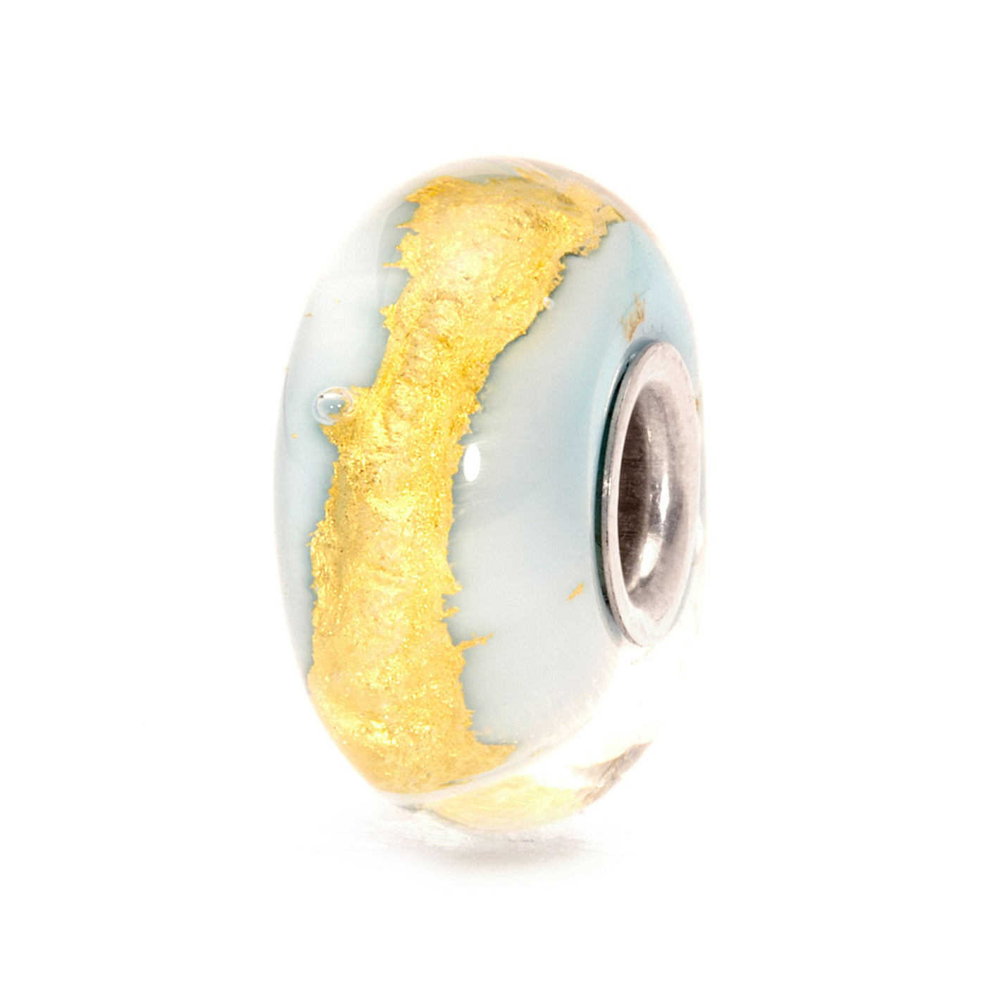 Light Blue Gold Bead